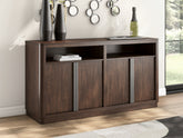 A2Z Furniture - Ashley Furniture - Dilenno Dining Server - Dining Room Server / Dark Brown - PCD857-60